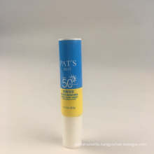 high quality recycled plastic tube with long nozzle for sunscreen 0.17oz 5g